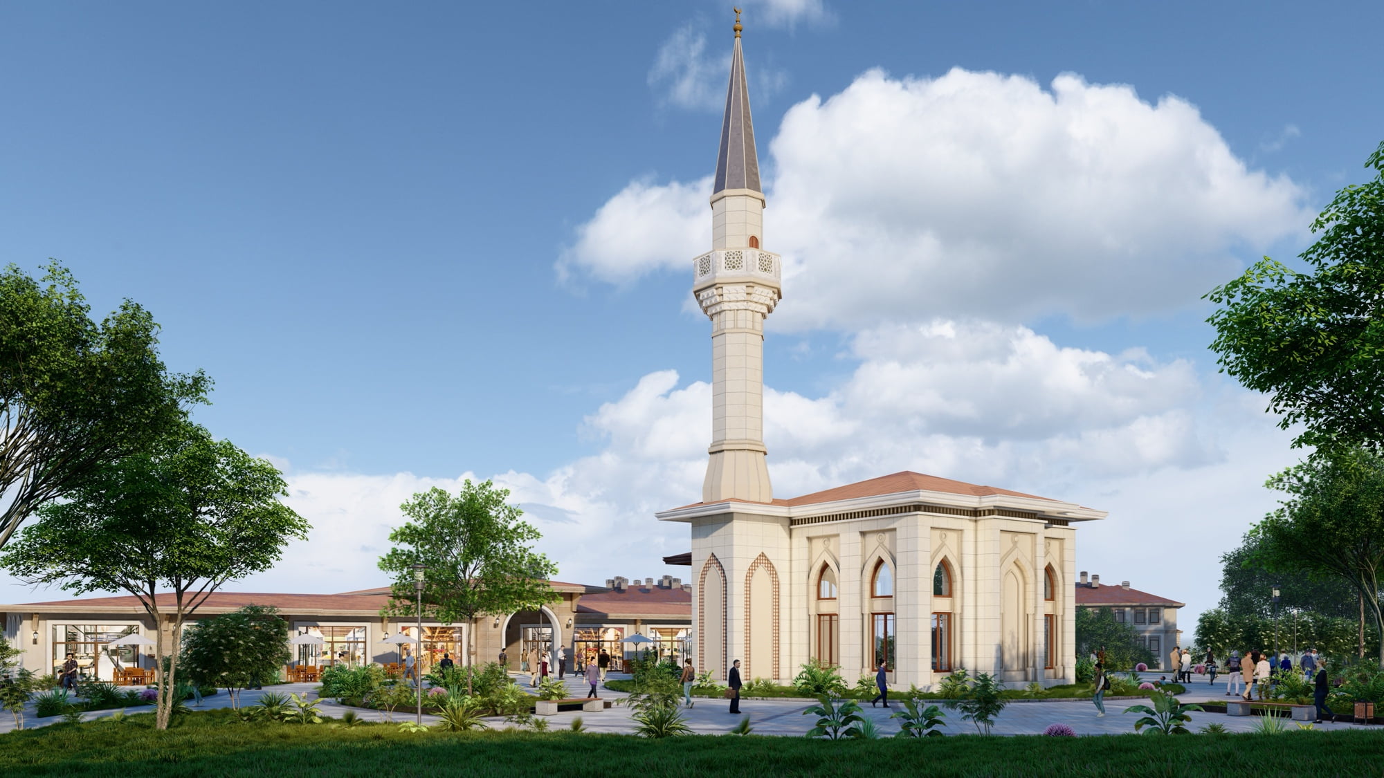 200 Kişilik Cami Projesi 2