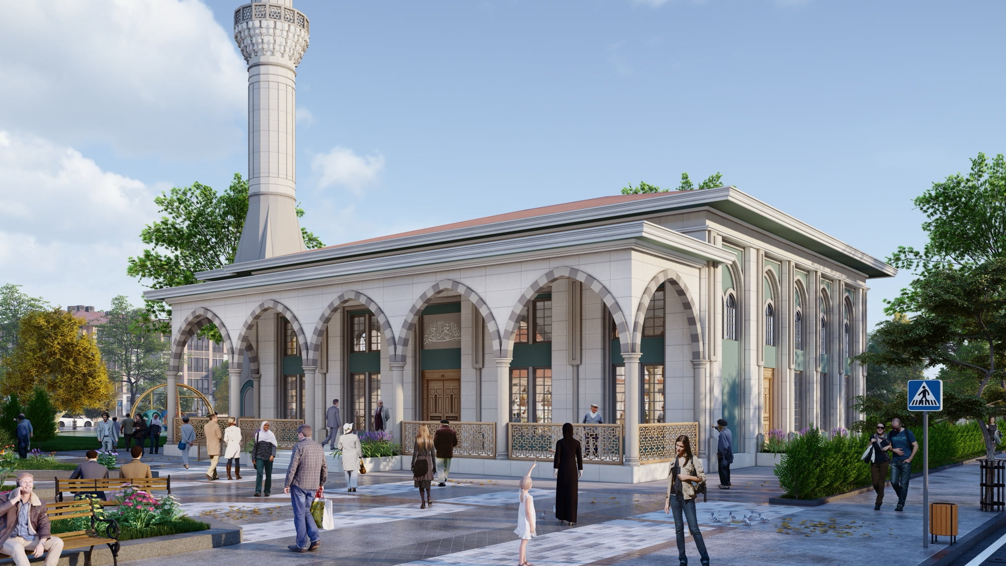 750 Kişilik Cami Projesi 2