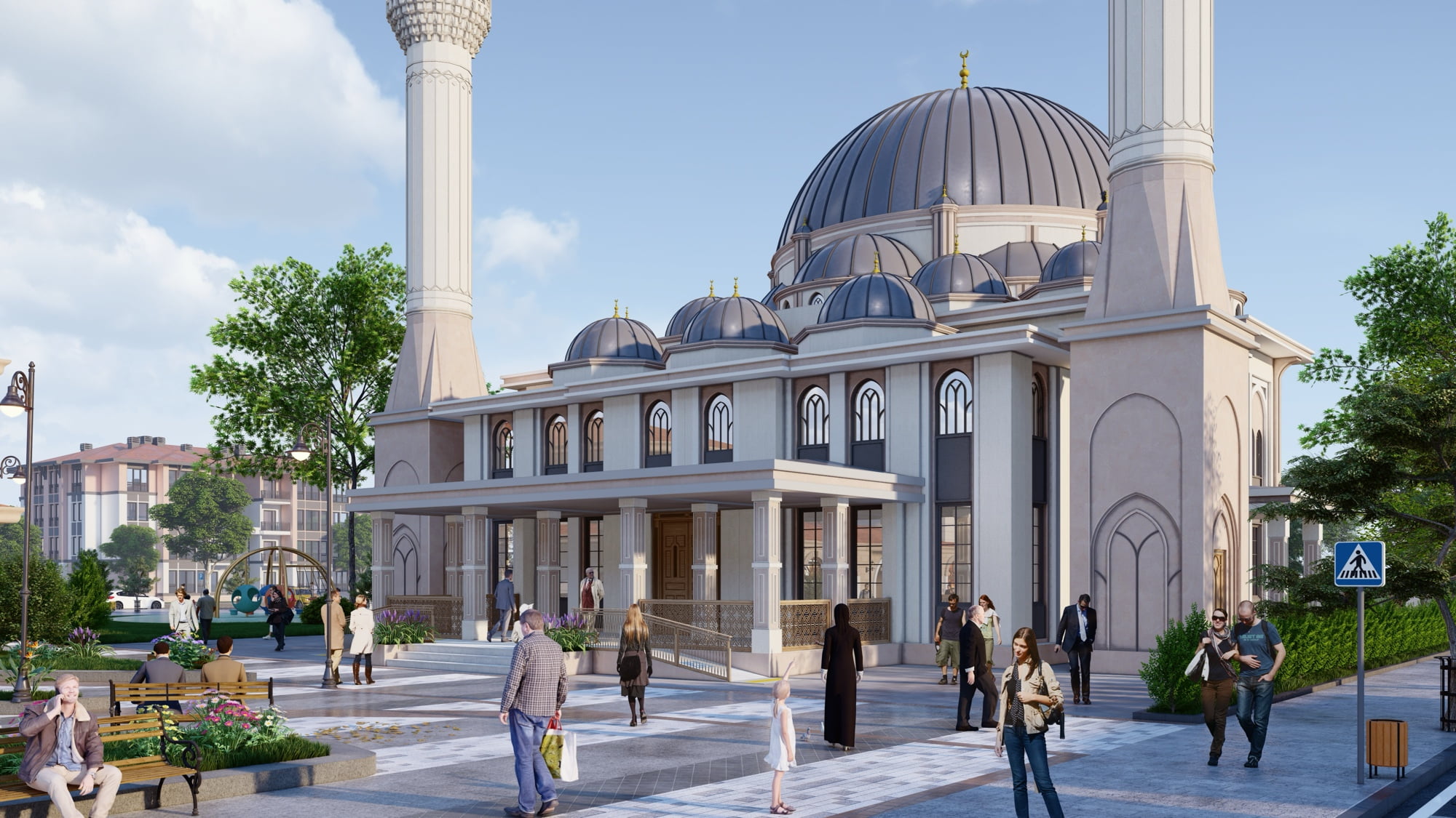 800 Kişilik Cami Projesi 3